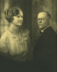 Clara Holm Steen and John F. Astle - Taken in Logan, Utah