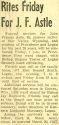 John F. Astle - Obituary John F. Astle - Obituary