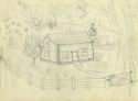 Drawing of Astle home in Grover, WY Drawing of Astle home in Grover, WY