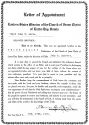 Eastern States Letter of Appointment - 1909