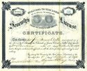 Seventy's Certificate - 1890 Seventy's Certificate - 1890