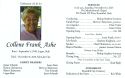 Collene Ashe - Celebration of Life Program