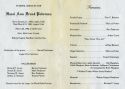 Hazel Frank Pedersen - Funeral Service Program