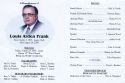 Louis Arden Frank | Funeral Program