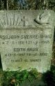 Headstone of Asbjørn & Edith Frank Haug
