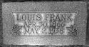 Louis Frank's Headstone