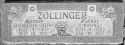 Johannes and Elsabetha Zollinger's Headstone