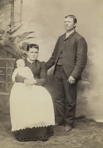 Lauretta and John F. Astle with son, John Francis Jr.